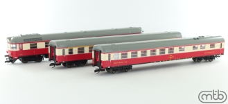 MTB Model CSD M296 Aam BRam - TT - 3-tlg. Triebwagen M296 Aam/Bram, ČSD, Ep. IV